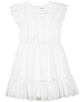 Mayoral Junior Girl's Embroidered Gauze Dress