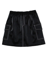 Mayoral Junior Girl's Shiny Pleather Mini Skirt