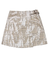 Mayoral Junior Girl's Plaid Wrap Mini Skirt