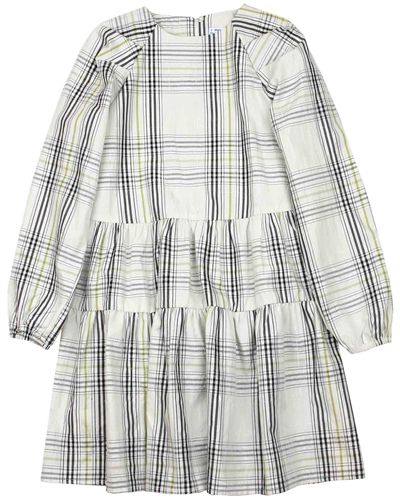 Mayoral Junior Girl's Tiered Plaid Dress