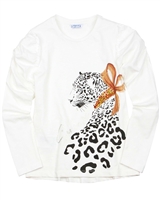 Mayoral Junior Girl's T-shirt with Cheetah Print