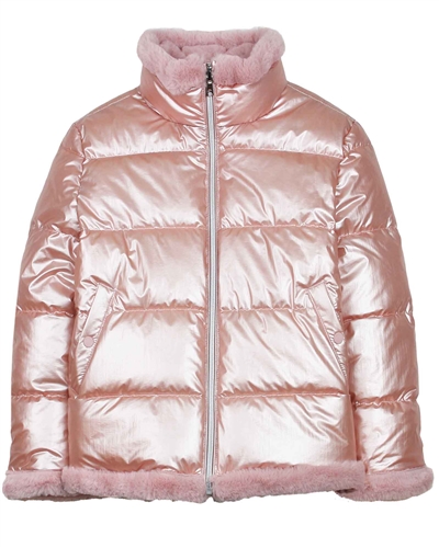 Mayoral Junior Girl's Reversible Faux Fur Coat