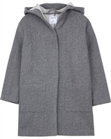 Mayoral Junior Girl's Hooded Coat in Grey