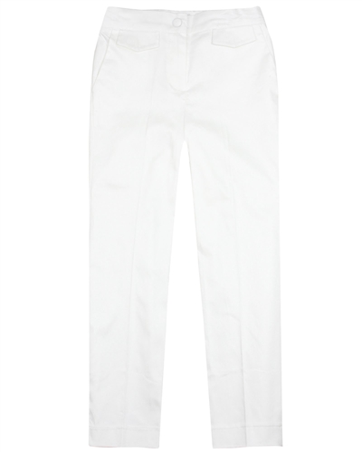 Mayoral Junior Girl'sCropped Satin Twill Pants in White
