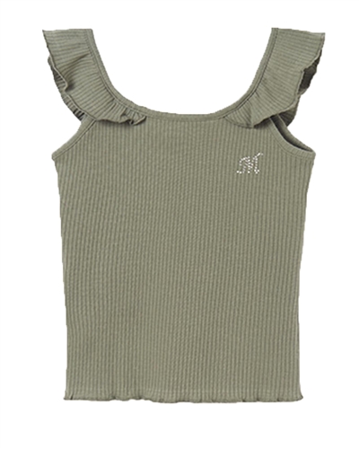 Mayoral Junior Girl's Rib Knit Tank Top in Green