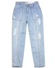 Mayoral Junior Girl's Slouchy Ripped Jeans