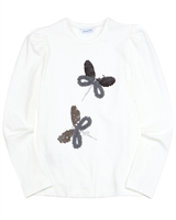 Mayoral Junior Girl's T-shirt with Butterfly Applique