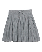 Mayoral Junior Girl's Knit Plisse Skirt in Grey