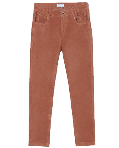 Mayoral Junior Girl's Straight Leg Velvet Pants