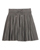 Mayoral Junior Girl's Knit Plisse Skirt in Taupe