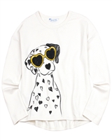 Mayoral Junior Girl's T-shirt with Dog Print