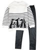 Mayoral Junior Girl's Striped Tunic and Leggings Set