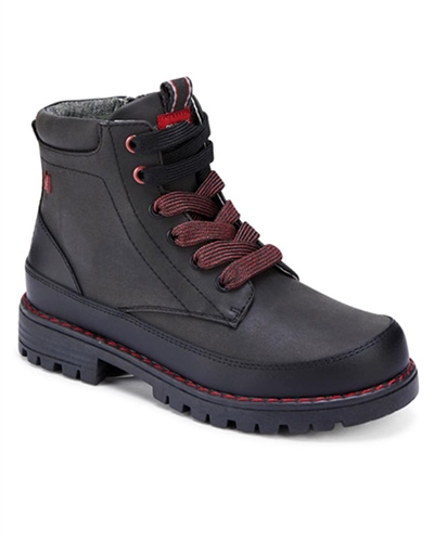 MAYORAL Boys' Lace-up Hiker Boots in Black