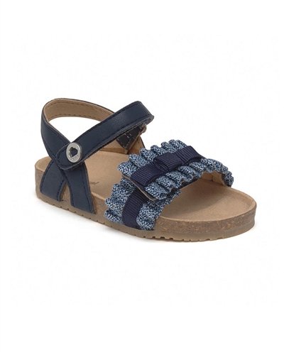 MAYORAL Baby Girls Sandals with Ruffles in Navy
