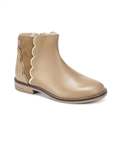 MAYORAL Girls' Leather Half-boots in Brown
