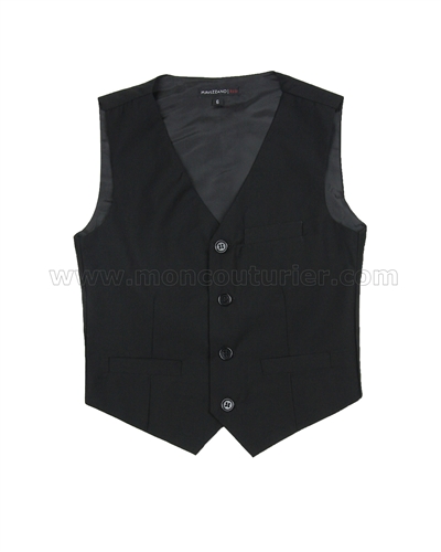 Mavezzano Suit Vest Black