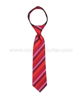 Mavezzano Boys Tie with Zipper in Red
