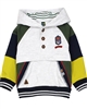 Nano Baby Boys Colour-block Buttoned Hoodie