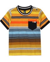 Nano Baby Boys Multicolour Striped T-shirt