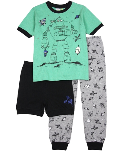Nano Boys 3-piece Pyjamas in Space Print