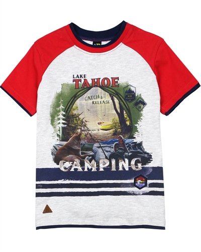 Nano Boys T-shirt with Camping Print