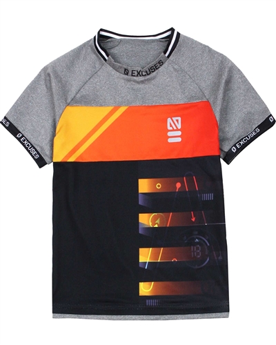 Nano Boys Colour-block Athletic T-shirt