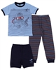 Nano Boys 3-piece Pyjamas Set in Blue/Navy