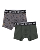 Nano Boys Two-pack Boxers Set in Grey/Green