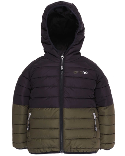 Nano Boys Transitional Quilted Jacket in Olive/Black