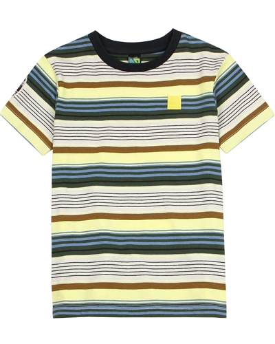Nano Boys Multicolour Striped T-shirt