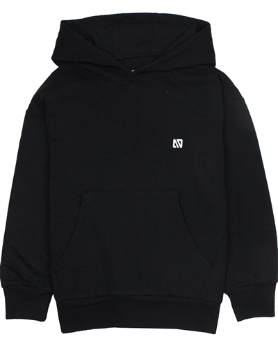 NanoBoys Basic Hooded Sweatshirt in Black