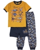 Nano Boys Three-piece Pyjamas Set with Dinos Print