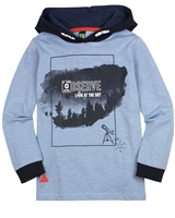Nano Boys Hooded T-shirt with Forest Print