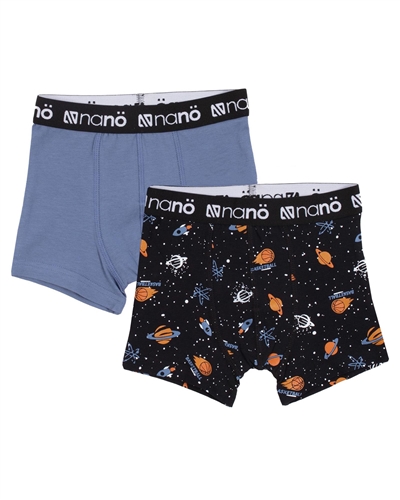 Nano Boys Two-pack Boxers Set in Blue/Black