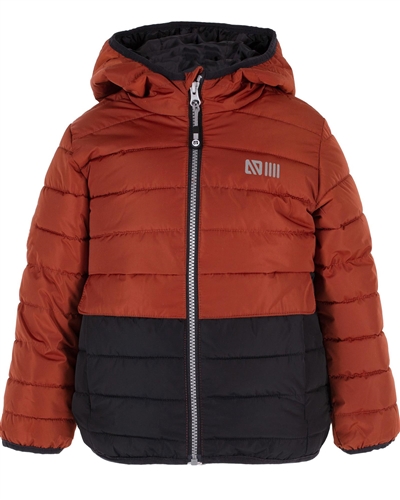 Nano Boys Transitional Quilted Jacket in Brown/Black