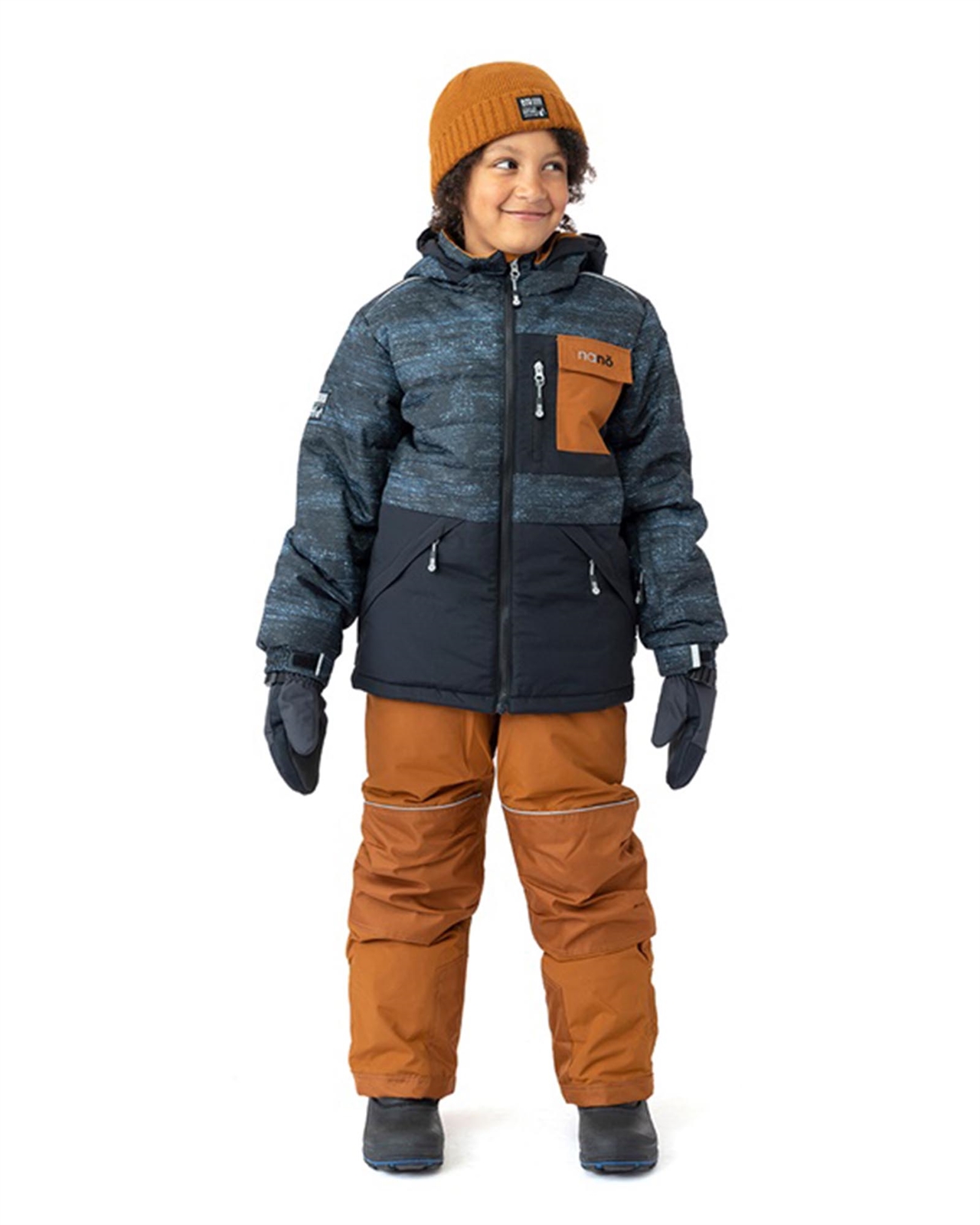 Nano Boys Nathan Two-piece Snowsuit with Printed Jacket