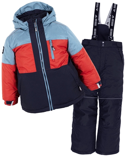 Nano Boys Brendon Two-piece Snowsuit with Colour-block Jacket