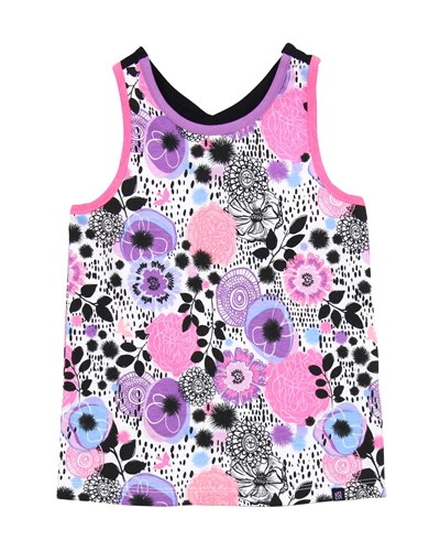 Nano Grils Tank Top in All-over Floral Print