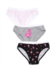 Nano Grils 3-piece Underwear Set in Flamingo Print