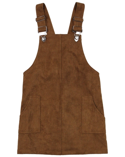 Nano Faux Suede Jumper Dress