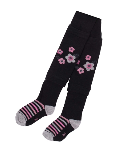 Nano Tights with Floral Design