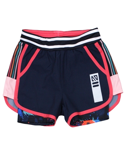 Nano Girls Two-in-one Athletic Shorts