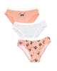 Nano Girls Three-piece Underwear Set in Doggies Print