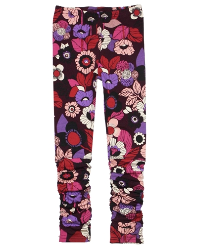 Nano Girls Leggings in Bold Floral Print
