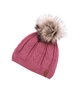 Nano Girls Knit Hat with Pompom