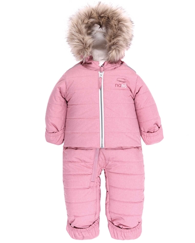 Nano Baby Girls Mount Hibou One-piece Quilted Snowsuit