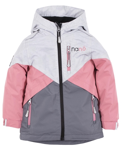 Nano Girls Colour-block Hooded Rain Jacket