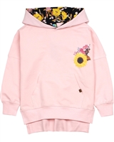 Nano Girls Sweatshirt with Floral Print Hood