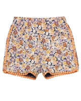 Nano Girls Jersey Shorts in Daisy Print