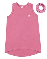 Nano Girls Tank Top with Scrunchy in Pink